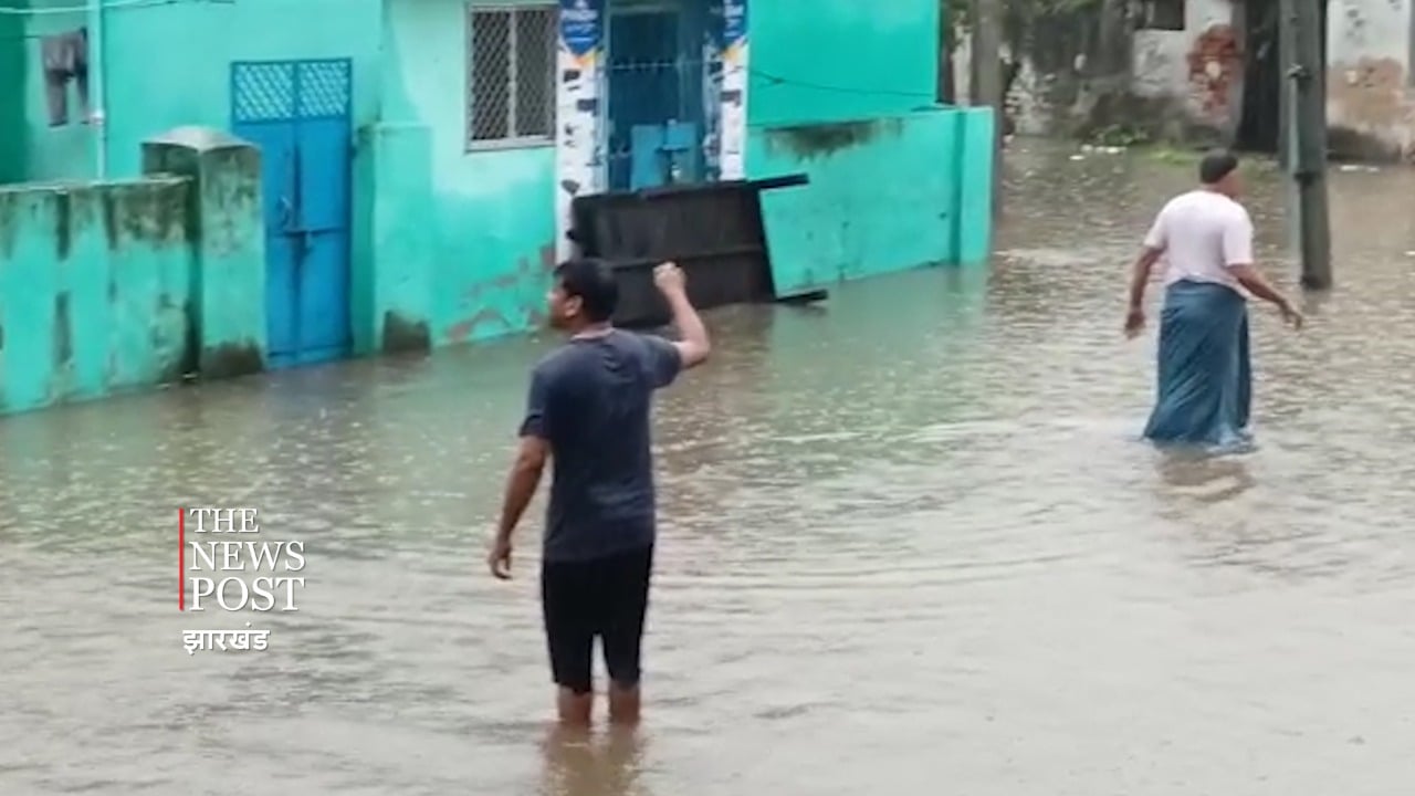 गुलाब चक्रवात से देवघर हुआ पानी-पानी, सिकटिया बराज का खोला गया 11 गेट
