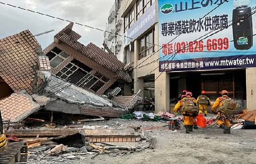 भूकंप : 24 घंटों में 3 झटके और ताइवान में फैल गई तबाही