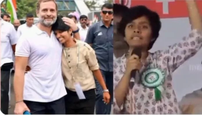 राहुल गांधी जिस लड़की से मिले, उसने लगाए पाकिस्तान जिन्दाबाद के नारे, बीजेपी के लगाए आरोप का क्या है सच, जानिए