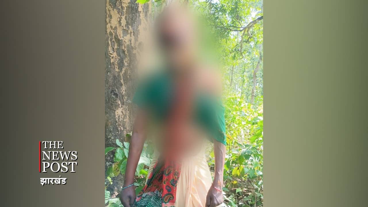 पेड़ से झूलता अज्ञात महिला का शव बरामद