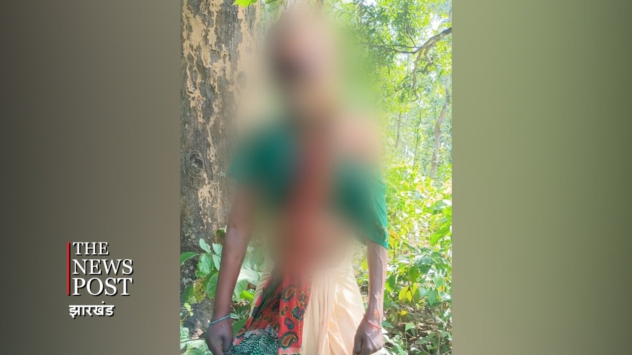 पेड़ से झूलता अज्ञात महिला का शव बरामद