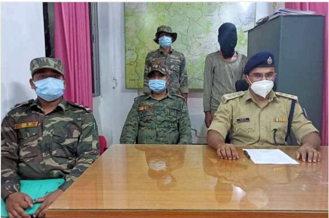 चाईबासा से हार्डकोर नक्सली गिरफ्तार