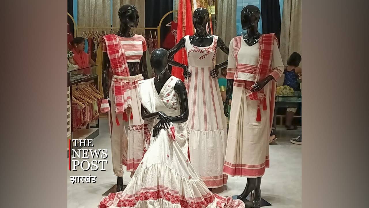 लाल पार की साड़ी को मिला नया लुक, अब पार्टी-फंक्शन में भी होगी मांग