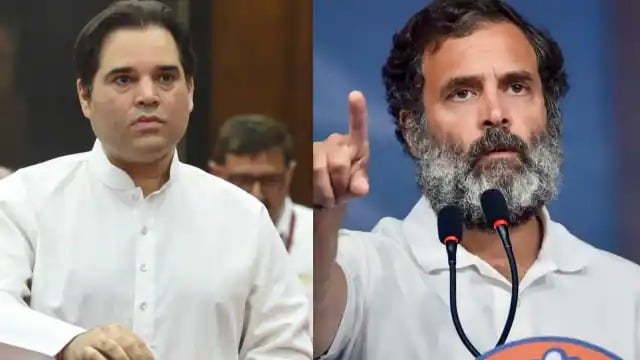 वरुण गांधी ‘भगवा’ राजनीति का चेहरा -राहुल गांधी, ‘भगवा’ से भागे वरुण को ‘राहुल की पहेली’