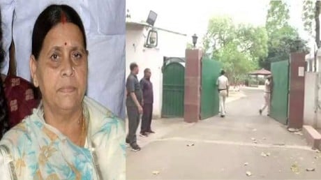 BREAKING : CBI की टीम पहुंची राबड़ी आवास, जमीन के बदले नौकरी मामले में हो रही पूछताछ