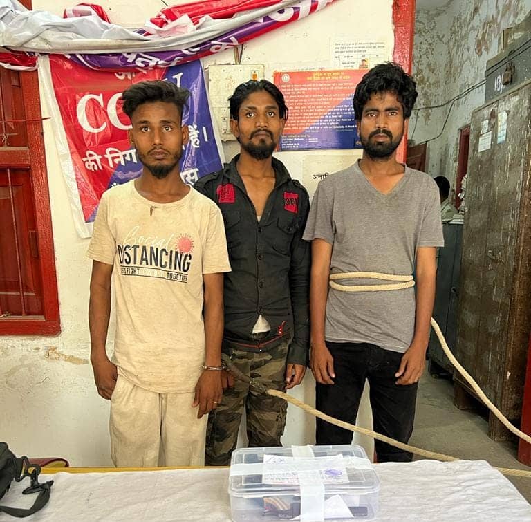 रांची : बड़ी आपराधिक घटना को अंजाम देने वाले तीन अपराधी हथियार समेत गिरफ्तार, जानिए इन अपराधियों की क्या योजना थी