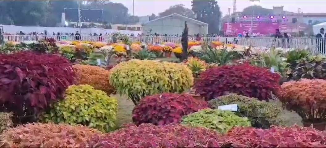 जमशेदपुर के फिजाओं में महकी फूलों की खुशबू, नए साल में ले फ्लावर शो का आनंद