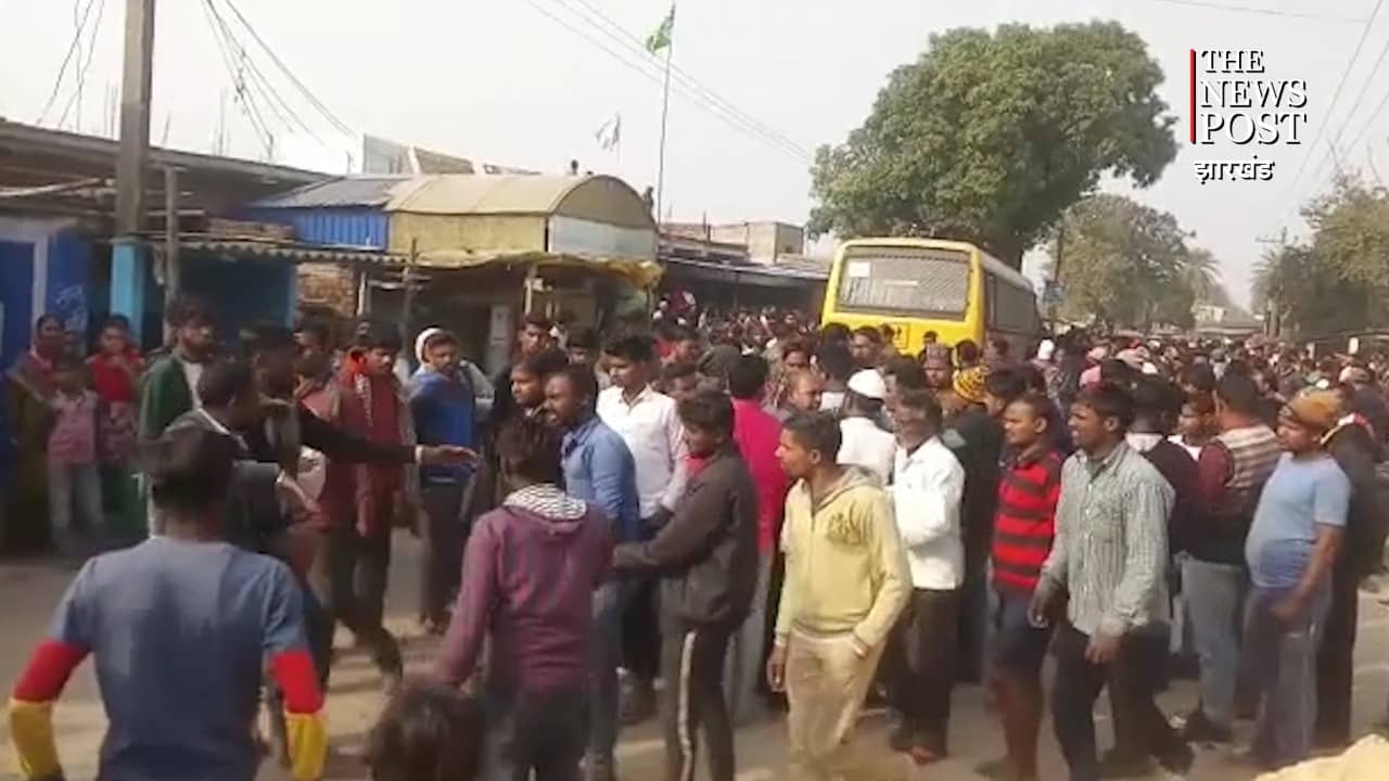 झामुमो नेता फूलचंद मंडल की स्कूल बस ने गर्भवती मां और बेटे को रौंदा, मौके पर ही हुई मौत