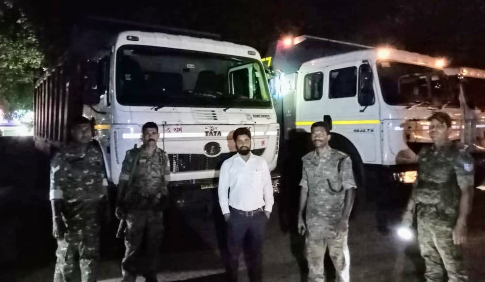 DHANBAD!!अवैध कोयला ढोते 6 गाड़ियां जब्त, कतरास थाना में प्राथमिकी