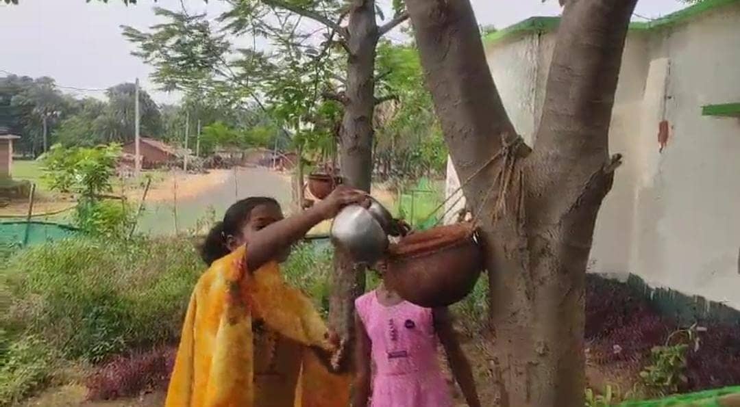 दुमका में स्कूली छात्र पेश कर रहे हैं मानवता की अनोखी मिसाल! पक्षियों को बचाने के लिए सैकड़ों जगह रखे मिट्टी के पात्र, हर रोज देते हैं पानी