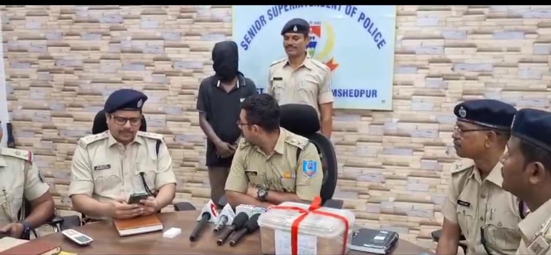 जमशेदपुर के सुंदरनगर में लाखों का गांजा बरामद, एक गिरफ़्तार