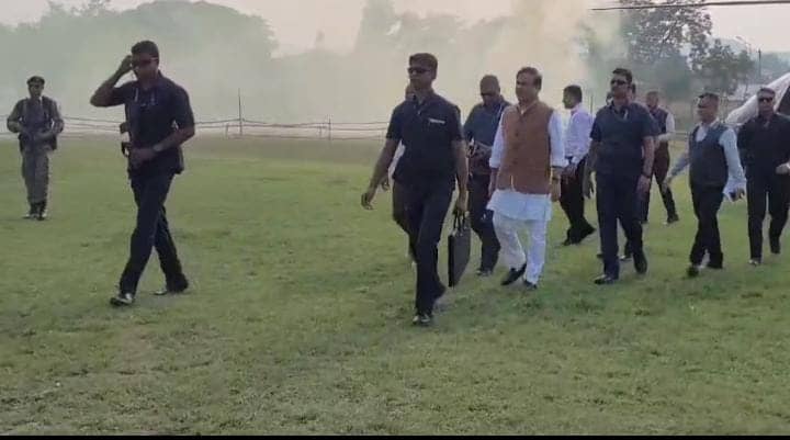 एक दिवसीय दौरे पर साहिबगंज पहुंचे असम के मुख्यमंत्री हेमंता विस्वा शर्मा, भाजपा कार्यकर्ताओं ने जोर शोर से किया स्वागत