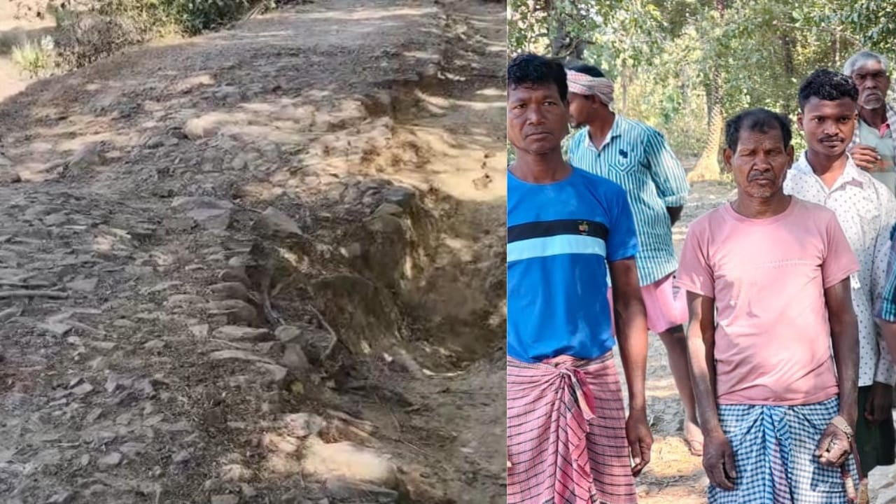 बोरियो विधानसभा क्षेत्र से निर्वाचित विधायकों की बदली तकदीर व तस्वीर लेकिन आज तक नहीं बदला झिकरा हरिनकोल गांव के पथरीले सड़क की तस्वीर