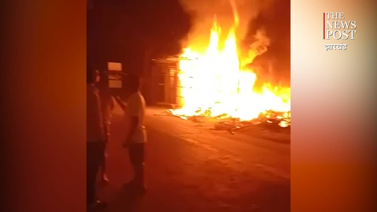 शरारती तत्वों ने छह दुकानों में लगाई आग, लाखों का हुआ नुकसान