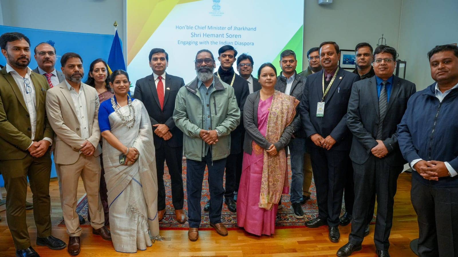 मुख्यमंत्री हेमंत सोरेन का भारतीय प्रवासी समुदाय ने स्वीडन में किया स्वागत, जानिए किन पहलुओं पर हुआ विचार-विमर्श