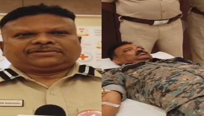 देवघर पुलिस ने उठाया थैलेसीमिया मरीजों की बीड़ा, रेडक्रॉस सोसाइटी के साथ लगा रही रक्तदान शिविर, एसपी ने की रक्तदान की अपील