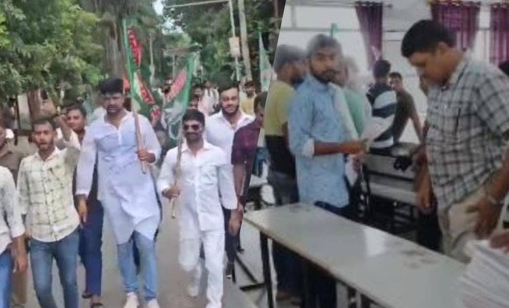 बंद का भेंट चढ़ गया इग्नू की परीक्षा, बंद समर्थकों ने बीच में ही रुकवाया एग्जाम, छीना पेपर, छात्रों में आक्रोश