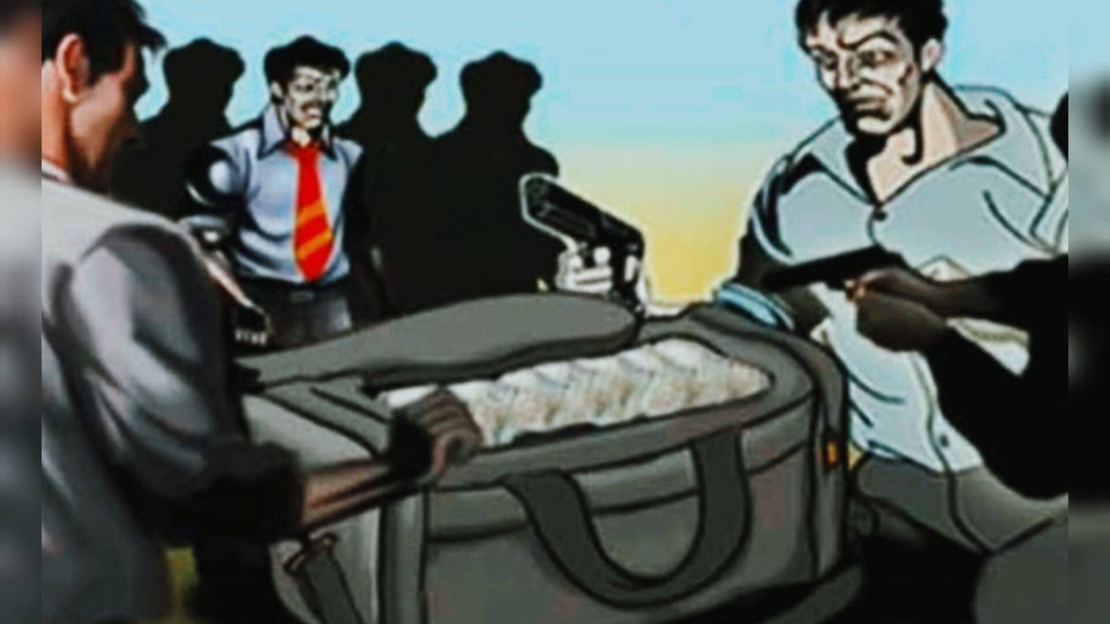 दिन दहाड़े 5 लाख रुपये उड़ा ले गए चोर, बैंक में जमा करने जा रहे व्यक्ति से चोरों ने रिवॉल्वर के दम पर लूट लिए पैसे