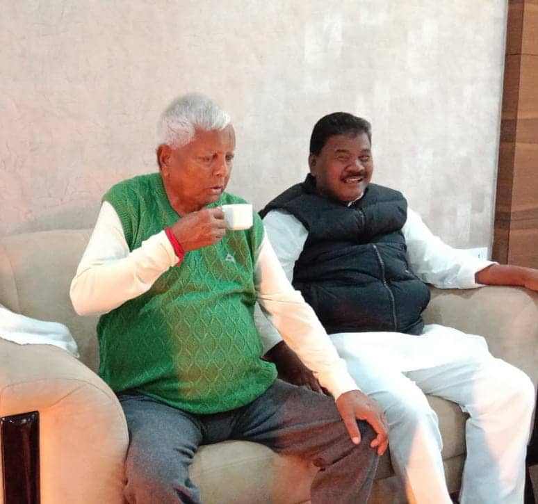 लालू यादव से मिलने पहुंचे बंधु तिर्की, इन मसलों पर हुई बात