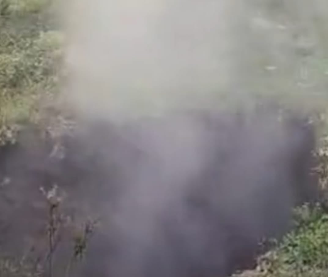 धनबाद के कुसुंडा में फिर बना बड़े आकर का गोफ, निकल रही जहरीली गैस, अब आगे क्या, पढ़िए !