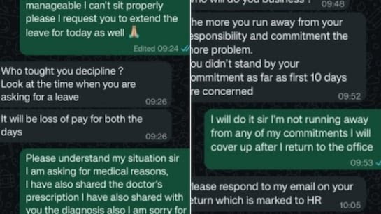 एम्प्लाई ने मांगी छुट्टी तो मैनेजर ने टूटी-फूटी English में दिया ऐसा जवाब कि वायरल हो गया चैट,अब लोगों ने किया ट्रोल