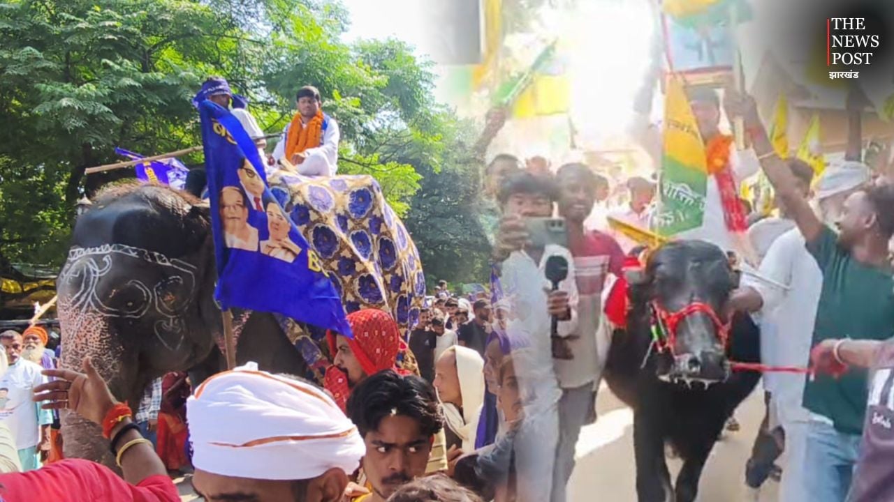 Bihar Election 2025: वाह भाई वाह! किसी ने हाथी तो किसी ने भैंस पर सवार होकर किया नामांकन,देखने के लिए उमड़े लोग