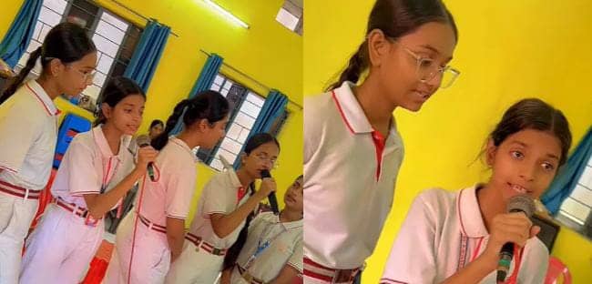 शीतली बयरिया शीतल दूजे पनिया! स्कूल की नन्ही बच्चियों ने गाया छठ का ऐसा मनमोहक गीत कि पिघल गया लोगों का दिल, देखिए-VIDEO
