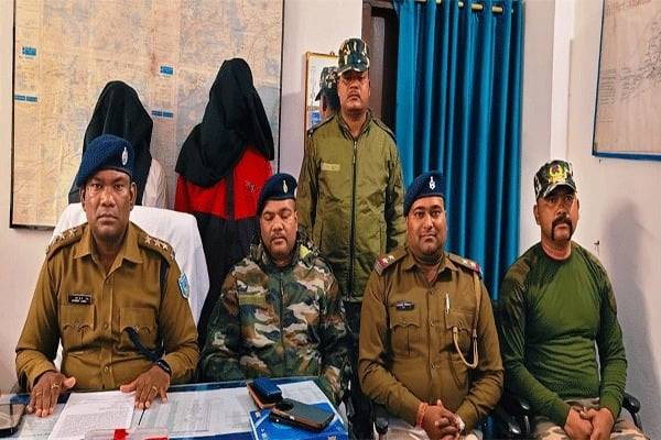 सिंहभूम में नक्सलियों के खिलाफ बड़ी कार्रवाई, दो समर्थक हुए गिरफ्तार