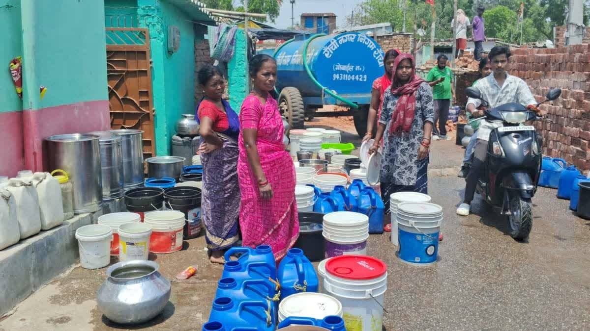 ठंड में भी प्यासा है रांची का ये इलाका, जल संकट से जूझ रहे लोगोंं ने मुख्यमंत्री से लगाई गुहार