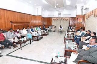 विधानसभा बजट सत्र से पहले झामुमो विधायक दल की हुई बैठक