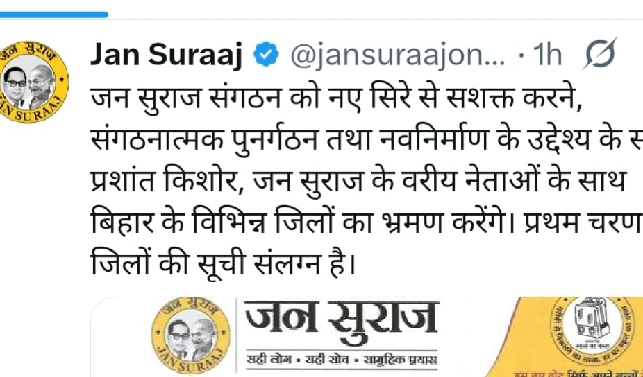 Bihar Politics: Prashant Kishor is back in the field, what are his plans now? । प्रशांत किशोर फिर मैदान में, अब क्या है तैयारी!