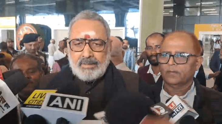 Union Minister Giriraj Singh launched a scathing attack on the Bande Mataram-National Anthem controversy, targeting Rahul Gandhi as well | बंदे मातरम्–राष्ट्रगान विवाद पर तीखा हमला, केंद्रीय मंत्री गिरिराज सिंह ने राहुल गांधी पर भी साधा निशाना