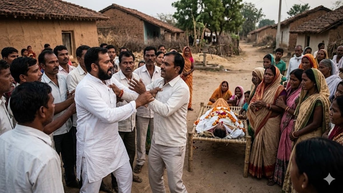 पलामू में मां के अंतिम संस्कार के लिए लड़ बैठे 2 धर्म मानने वाले बेटे, फिर हुआ हाई वोल्टेज ड्रामा