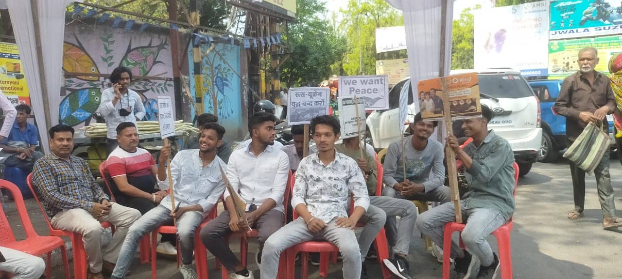 रूस- यूक्रेन युद्ध खत्म कराने के लिए जमशेदपुर ने की यह कोशिश