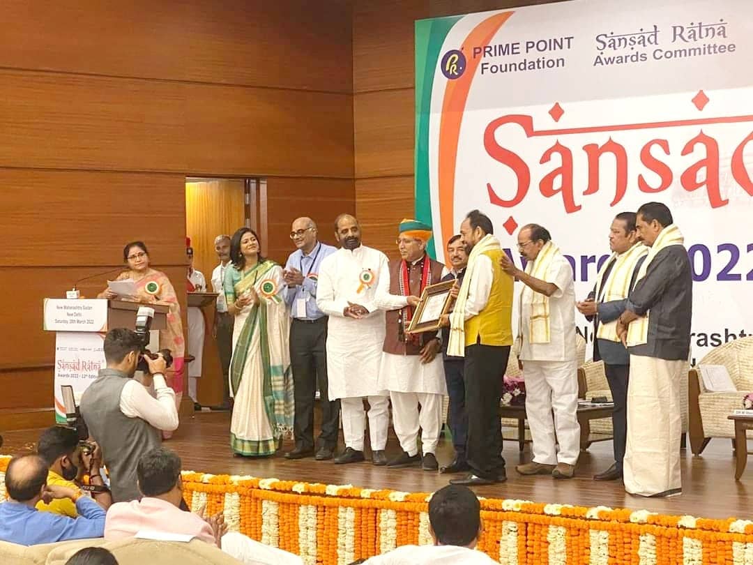 "संसद रत्न" पुरुस्कार से सम्मानित हुए सांसद विद्युत वरण महतो, गौरवान्वित हुए शहरवासी और भाजपाई