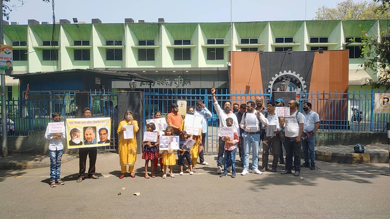 टिस्को निबंधित कर्मचारी पुत्र संघर्ष संघ ने प्रबंधन के खिलाफ खोला मोर्चा