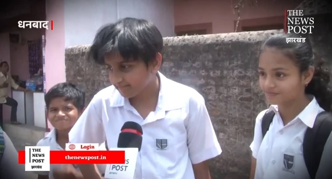 तापमान 40 पार : दोपहर की लू झेलने को विवश है धनबाद के स्कूली बच्चे