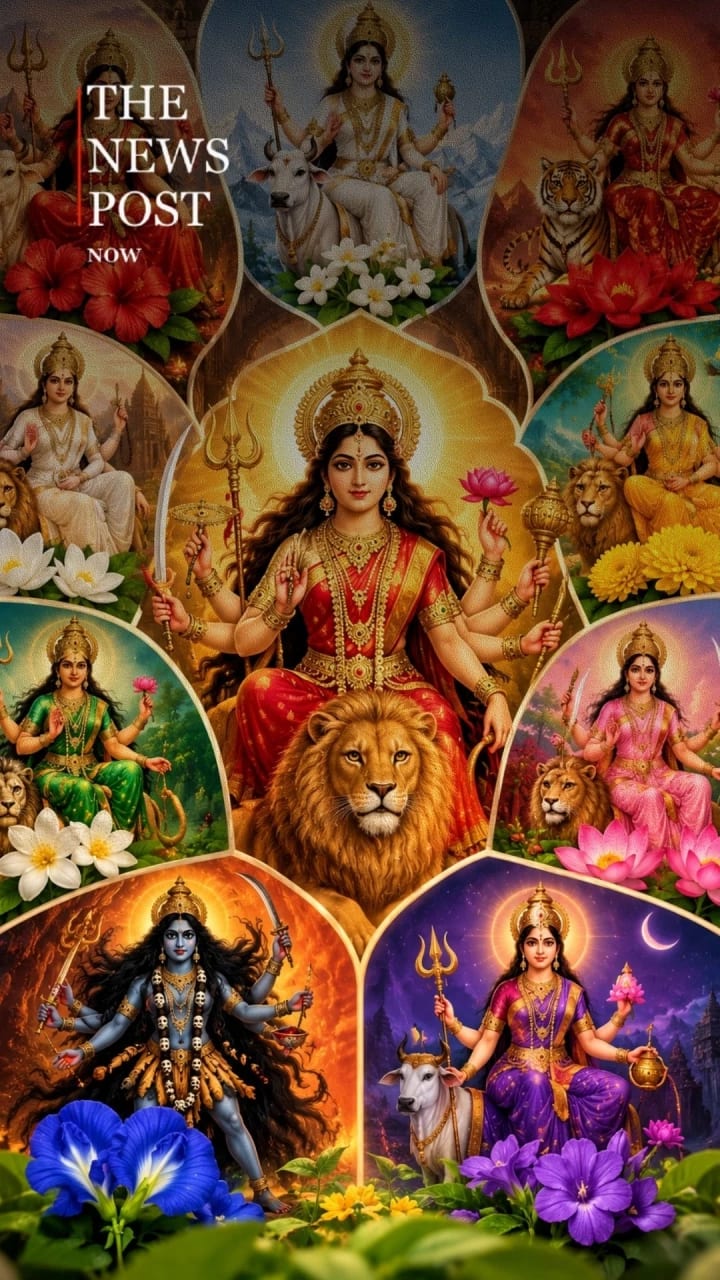 नवरात्रि के 9 दिन, मां दुर्गा के 9 स्वरूप और 9 खास फूल, जानें किस देवी को कौन-सा फूल है प्रिय