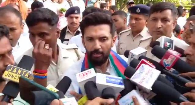 चिराग पासवान ने की अपने दिवंगत पिता के लिए भारत रत्न की मांग