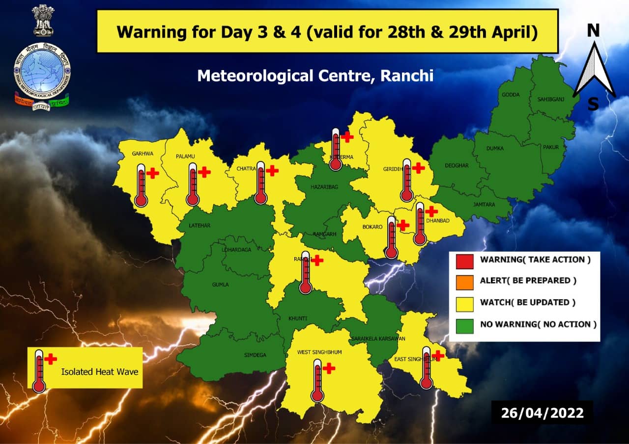 गर्मी से नहीं मिलेगी निज़ात, पढ़िए कैसा रहेगा राज्य में अगले पांच दिनों का मौसम