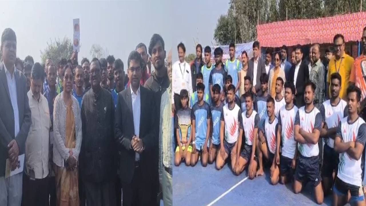 मंदिरों का गांव मलूटी में 18वीं राज्यस्तरीय कबड्डी प्रतियोगिता शुरू